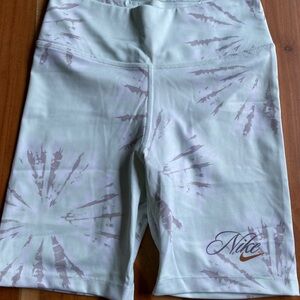 Nike Tie-Dye biker style Shorts